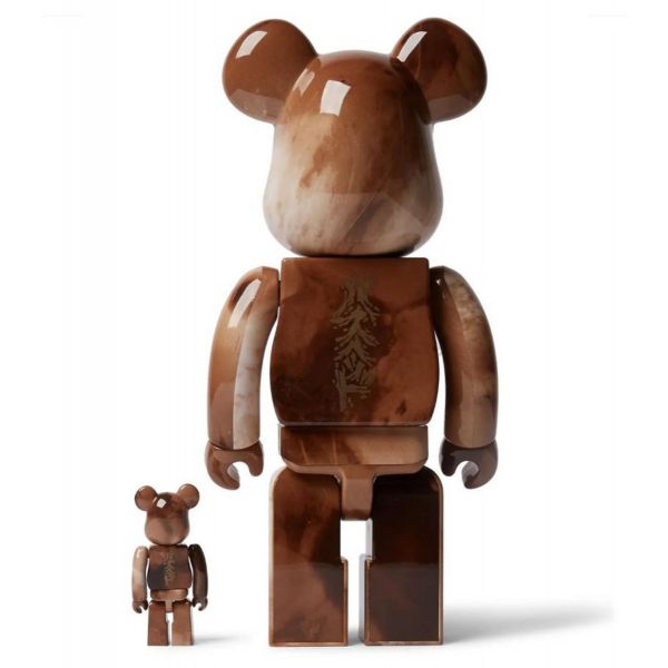 Figurine 400% + 100% Bearbrick Pushead 4 - Connect Paris